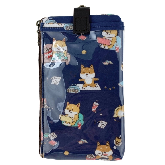 Waterproof Shiba Phone Case Pouch W/ Neck Strap - Picture 3 of 11